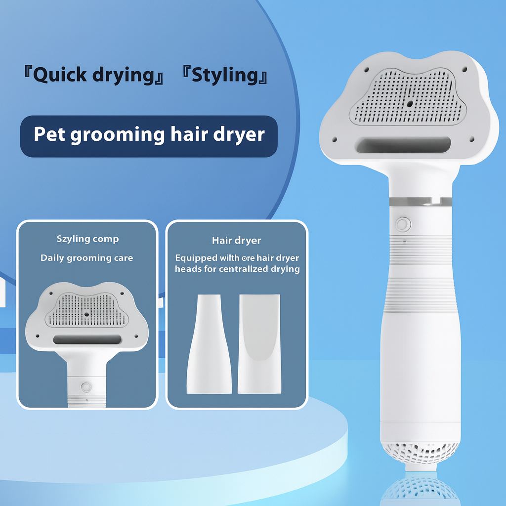 2-in-1 Pet Hair Dryer & Fur Remover